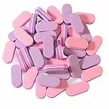 CGBE 40 Pezzi Buffer per Unghie Professionale a Doppia Faccia Grana 100/180, Forma Ovale Buffer Blocco Mini Lime e Buffer per Levigatura, Adatti per Unghie in Gel e Unghie Acriliche