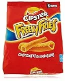 Cipster Freeky Fries Patatine Chips Snacks Bastoncini Croccanti a Base di Patate 125g