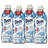 Deox - Ammorbidente Lavatrice Concentrato, 180 Lavaggi, Fiori di Primavera, Capi Morbidi e Profumati, con Tecnologia Fresh Protection, 900ml x 4 Confezioni