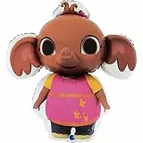 Grabo Palloncino compleanno Sula di Bing. Palloncino per feste per bambini a forma di Sula, in foil con cannuccia per gonfiarlo. Palloncini colorati Made in Italy 66x72 cm
