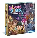Clementoni- Party Games-Sblocca la Porta Gioco da Tavolo, Multicolore, 16155, 7 - 10 anni