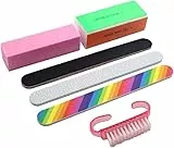 Lime per unghie Buffer Rettifica Set di pennelli per la pulizia Kit di strumenti per manicure Famiglia
