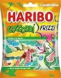 Haribo Coccodri Frizzi, Caramelle Gommose Frizzanti A Forma Di Coccodrillo, Gusto Frutta, Ideali Per Feste - 175gr