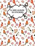 Il mio Album di Stickers: Uccello cardinale | 100 pagine | A4 | Vuoto | Idea regalo | Nessuna carta siliconica | Senza sticker Copertina flessibile.