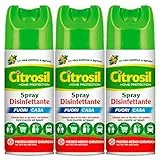 Citrosil Home Protection, Spray Disinfettante On the Go con Vere Essenze di Agrumi, Superfici Multiuso, Elimina Fino al 99,9% dei Batteri, Pratico Utilizzo Dentro e Fuori Casa, 100 ml x 3 Pezzi