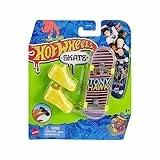 Mattel- Mini Skateboard Hot Wheels. Scarpe Incluse. Modelli Assortiti, Multicolore, HNG33