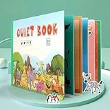 Quiet Book,Montessori Quiet Book,Quiet Book for Toddlers 2-6,Montessori Busy Book for Kids,Giocattoli Educativi per Bambini dai 3 Anni in su（Animale）