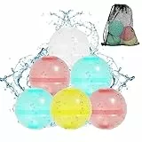 Gohytal Palline in silicone, autosigillanti, riutilizzabili, bomba ad acqua in silicone, giocattolo ad acqua, giocattolo da spiaggia, palline multicolori, adatte per bambini estivi e all'aperto