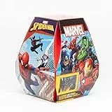Hasbro Sorpresovo Marvel 2023 - Uovo con sorprese e Scatola Che Si trasforma in Un Quartiere di New York, 4+ anni