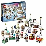 LEGO 76418 Harry Potter Calendario dell’Avvento 2023 con 24 Regali tra cui 18 Mini Costruzioni del Villaggio di Hogsmeade e 6 Minifigure, per Bambini e Fan