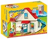 PLAYMOBIL 1.2.3 70129, Casa con famiglia, Con campanello funzionante ed effetti sonori, Dai 18 mesi