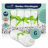 Salviette di bambù per i bambini extra morbido – sostenibile bambù – Salviettine riutilizzabili biologica – 25 x 26 cm - ideale per la pelle sensibile del bambino