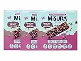3X Misura Barrette Snack Liberidì al Cacao con Cereali e Fave di Cacao 63g [3 Confezioni]