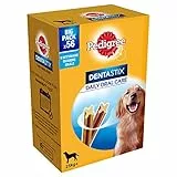 Pedigree Dentastix Snack per la Igiene Orale, Cane Grande + 25 kg Confezione Scorta, 56 Bastoncini - 8 x 270 gr