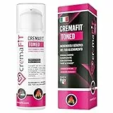CREMAFIT ® TONED Crema Corpo Tonificante Anticellulite e Rassodante Forte per Gambe e Glutei - Crema Gel Idratante Termoattiva Effetto Caldo Combatte Cellulite Radicata e Ostinata. Made in Italy 150ml