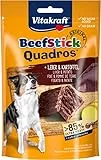 Vitakraft, Beef Stick Quadros, Snack bocconcini per Cani, 70 g