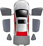 MBTHARR Tendine Parasole Finestrino Laterale per Mini Countryman 2011-2021 2022 2023, Tenda Parasole Magnetica A Cassetta, Parasole Dell'Auto Block Raggi UV Anti-Zanzara E Antipolvere