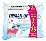Demak'Up 2 Salviette detergenti Casi 25 acqua dolce pelle secca e sensibile - Set di 4