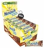 Nestle Nesquik Maxi Choco Barretta di Cereali con Doppio Cioccolato a Latte Box 24x25g con Portachiavi CAIYA®