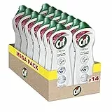 CIF Crema Bianco Detergente per Superfici Dure, Maxi Formato, 14 Pezzi da 750 ml