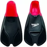 Speedo Biofuse Fin Au, Attrezzatura da Allenamento Unisex Adulto, Rosso/Nero, 35-36 EU