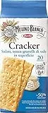 Mulino Bianco Cracker Senza Granelli di Sale in Superficie, Senza Olio di Palma, 20 Porzioni, 500 g