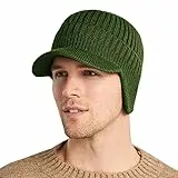 YAMEE Berretto Invernale Uomo con Earflap,Cappello Invernale Uomo Caldo,Cappellino in Maglia Donna/Uomo con Soffice Fodera Interna in Pile