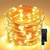 Luci Albero di Natale 20M 200 LED Catena luminosa Filo di Rame impermeabile Stringa Luci decorazioni Esterni Interni natalizie decorativo per festa,casa,nozze,giardino, matrimonio,Halloween,terrazza