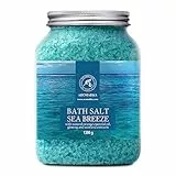 Sali da Bagno Brezza Marina 1300g - con Olio Essenziale di Arancia - Estratti di Ginseng & Alghe - per un Buon Sonno - AntiStress - Bellezza - Cura del Corpo - Benessere