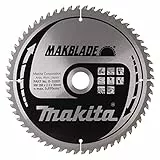 Makita Lama per Sega MAKBLADE per Troncatrice (260 x 30 mm, 60 denti con 5 °) B-32801