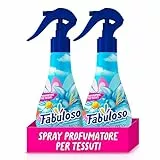 Fabuloso Spray Profumatore per Tessuti Fresco Mattino 2x250ml | Spruzzo Sottile e Uniforme | Utilizzabile su Capi e Tessuti Bagnati