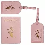 通用 Titolare Del Passaporto Della Carta Di Credito 3 Pezzi Custodia Porta Passaporto Passaporto Cover Porta Passaporto Copertina Del Passaporto Per Bagaglio Custodia Passaporto Viaggio Bagagli Tag