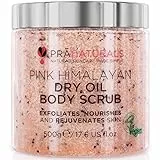 Scrub corpo al Sale dell’Himalaya PraNaturals 500 g, Ricco di minerali naturali e vitamine nutrienti, Elimina le cellule morte e ringiovanisce la pelle, Ideale per tutti i tipi di pelle