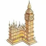 ROBOTIME Puzzle 3D Big Ben Kit Modello In Legno Per Adulti Per Costruire Il Proprio Puzzle Tagliato Al Laser Kit Di Costruzione Di Edifici Migliori Regali Di Compleanno