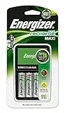 Energizer Maxi Charger 2000Mah Chvcm Caricabatterie Plug-In, Nero