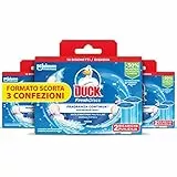 Duck Fresh Discs, Detergente Bagno, 36 Dischi Gel Igienizzanti WC, Profumo Marine, Formato Scorta da 6 Ricariche