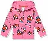 Amazon Essentials Disney | Marvel | Star Wars | Frozen | Princess Felpe con Cappuccio Foderate in Pile con Cerniera (in precedenza Spotted Zebra) Bambine e Ragazze, Rosa Marvel-Spiderman, 8 Anni