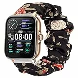 Blueshaweu Braccialetto con elastico per Ddidbi P66D Smartwatch, in tessuto stampato elastico Ddidbi P66D 1,85 pollici/Aptkdoe P66D 1,85 pollici Smartwatch
