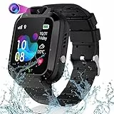 YEDASAH GPS Smartwatch per Bambini, IP68 Impermeabile Orologio Intelligente Bambini con Telefono, Chat Vocale, SOS, Touchscreen, Fotocamera, Gioco, Smartwatch per Ragazza e Ragazzo 4-12 Anni Regalo