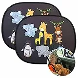 URAQT Parasole Auto Bambini, Oscuranti Finestrini Per Neonati, Tendine Parabrezza Baby Pet raggi UV/Protezione solare, 2 Pezzi