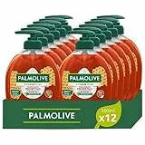 Palmolive Sapone Liquido Mani Hygiene Plus Protettivo 12 x 300ml I con Antibatterico Naturale I Ingredienti al 95% di origine naturale* I Con estratto di propoli I Dermatologicamente testato