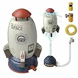 HIQE-FL Giocattoli Splash Play,Rocket Launch Sprinkler Toy,Giocattolo Rocket Sprinkler per Bambini,Outdoor Sprinkler Toy,spruzzatore Giocattolo,Giocattoli Splash Play (A)