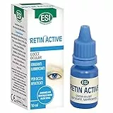ESI - Retin Active, Gocce Oculari a Base di Mirtillo Nero per il Benessere della Vista, Idratanti e Lenitive, Proteggono gli Occhi da Condizioni Ambientali Sfavorevoli, 10 ml