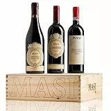 Confezione esclusiva 'Masi iconici' | COSTASERA 2018 Amarone Classico DOCG, CAMPOFIORIN 2020 Rosso Verona IGT, BONACOSTA 2022 Valpolicella Classico DOC | 3X750 ml | Confezione in legno