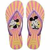 Havaianas Slim Disney, Infradito Donna, Yellow Pixel, 39/40 EU