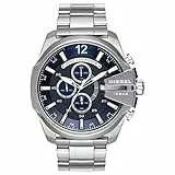 Diesel Chief Series Orologio da uomo, movimento cronografo al quarzo, cassa in acciaio inossidabile da 51 mm con bracciale, DZ4417