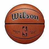 Wilson Pallone da Basket NBA AUTHENTIC SERIES OUTDOOR SZ7, Utilizzo Outdoor, Gomma Tackskin, Misura 7, Marrone