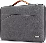 TECOOL 15,6 Pollici Custodia PC Portatile per 15-15,6 Pollici Acer HP Lenovo Thinkpad Ideapad Dell ASUS Samsung Chromebook Notebook Laptop Sleeve Protettiva Borsa Impermeabile, Grigio scuro