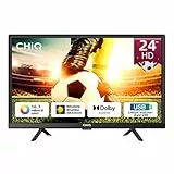 CHiQ L24G5W, TV 24 Pollici (60cm), 2022 Televisori, HD, Tuner DVB-T2/S2, H.625, LED, USB media player, Dolby Audio…
