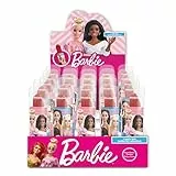 CASA DEL DOLCE Rossetto Barbie, Gioco + Lecca Lecca Gusto Frutta, Unità Singola 5 Gr, Display da 20 Pezzi, Made in Italy, Idea Rgalo per Compleanni e Feste